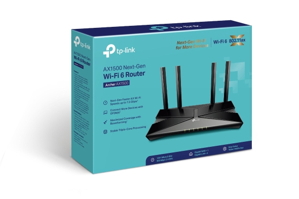 TP-Link Archer AX15 AX1500 Dual Band Gigabit WiFi Router - Image 2